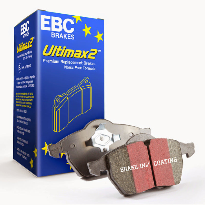 EBC 92-95 BMW M3 3.0 (E36) Ultimax2 Front Brake Pads (view 7)