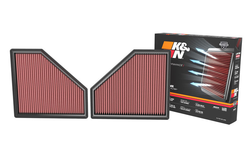 K&N 20-22 BMW M3 L6 3.0L F/I Replacement Air Filter (view 3)