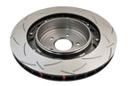 DBA 09+ Nissan GTR R-35 Rear Slotted 5000 Series 2 Piece Rotor Assembled w/ Black Hat