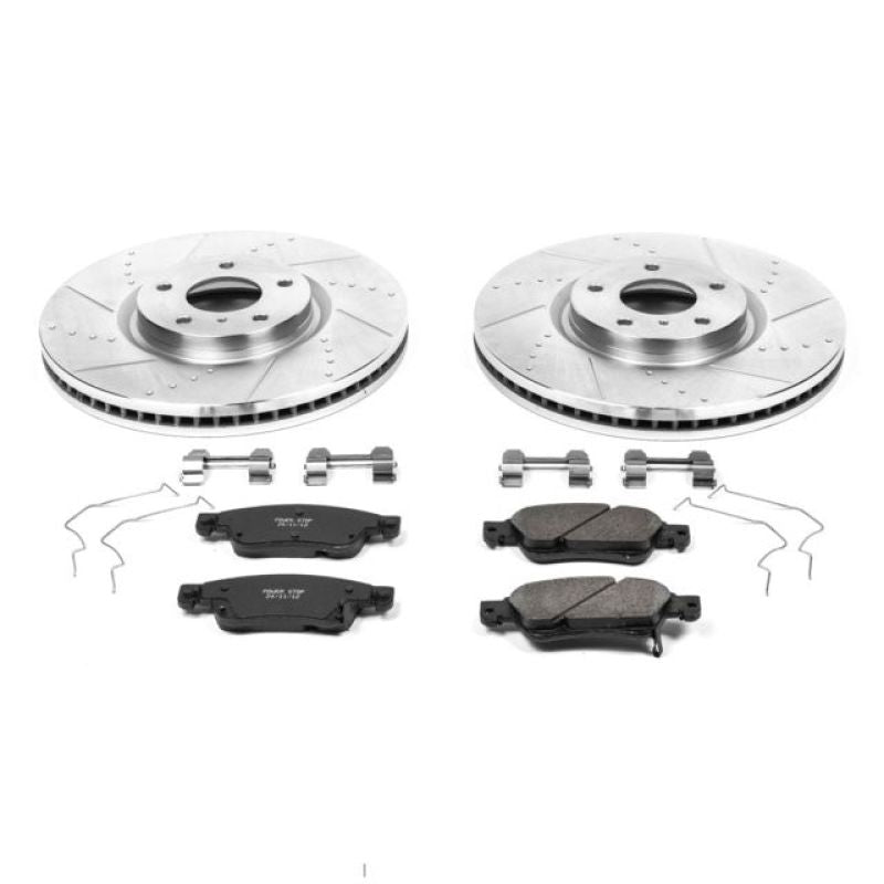 Power Stop 07-08 Infiniti G35 Front Z23 Evolution Sport Brake Kit Main image