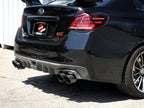 aFe Subaru WRX/STi 15-21 H4-2.0/2.5L Takeda 3in to 2-1/2in Stainless Cat-Back Exhaust Crbn Fiber Tip (view 2)