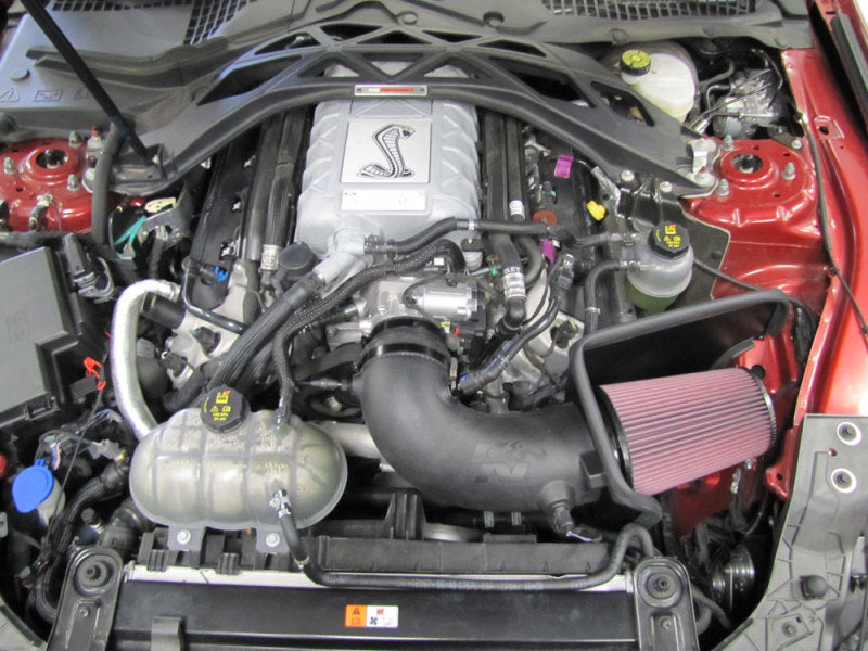 K&N 20-21 Ford Mustang GT500 5.2L V8 AirCharger Performance Intake (view 2)