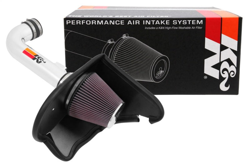 K&N 16-17 Chevy Camaro 3.6L Silver Typhoon Short Ram Intake (view 13)