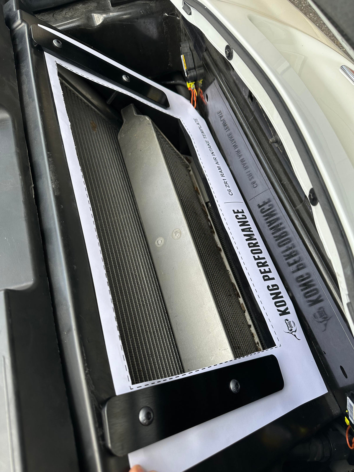 Kong Performance C6ZR1 Ram Air Intake System (Carbon)
