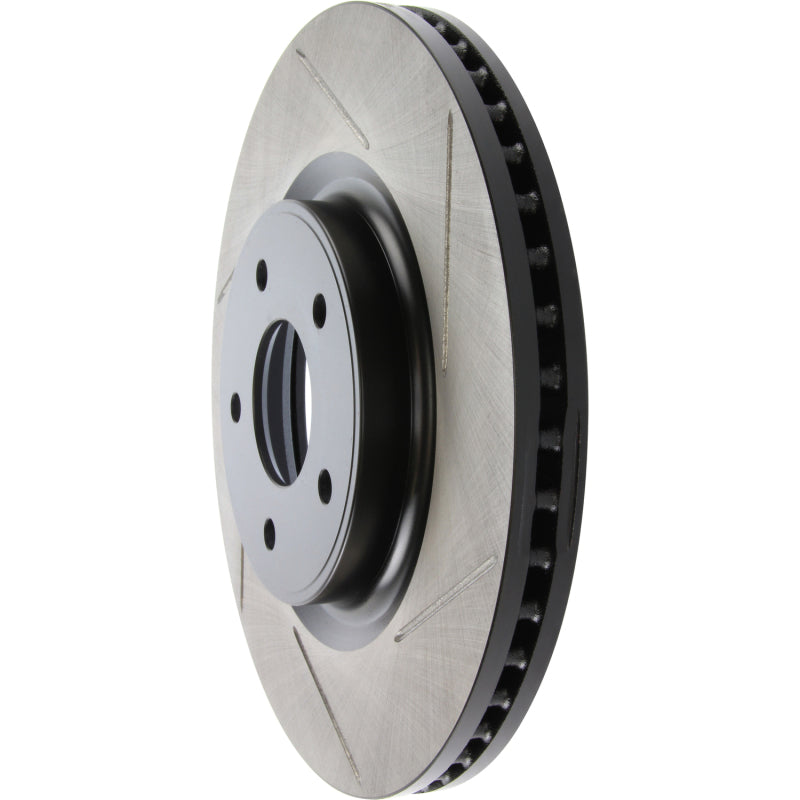 StopTech 13-15 Nissan Pathfinder Slotted Front Left Rotor (view 2)