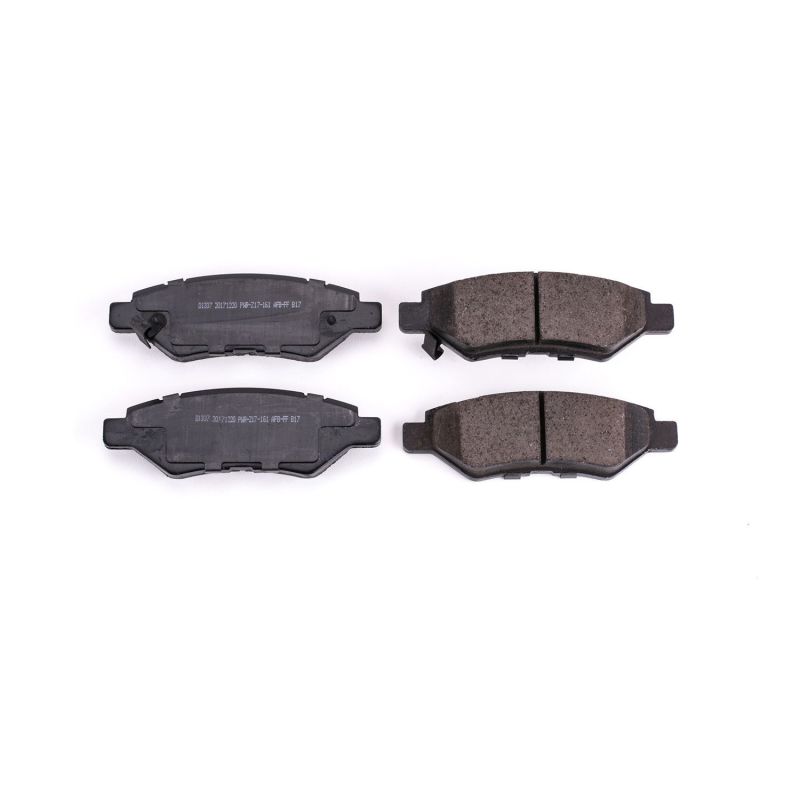Power Stop 08-14 Cadillac CTS Rear Z16 Evolution Ceramic Brake Pads Main image