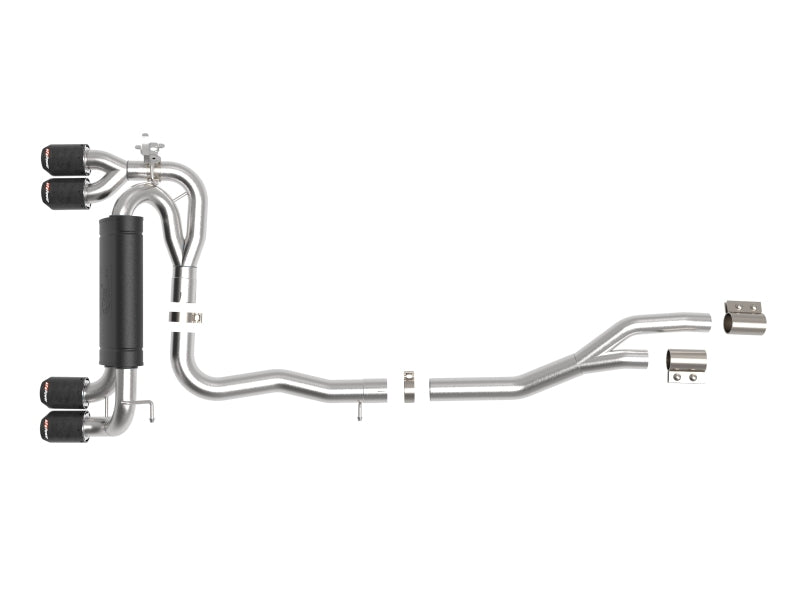 aFe MACH Force XP Exhausts Cat-Back SS 19-21 BMW M2 Competition L6-3.0L w/Carbon Tips (view 8)
