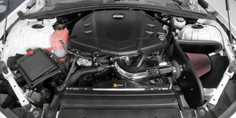 K&N 16-17 Chevy Camaro 3.6L Silver Typhoon Short Ram Intake (view 4)