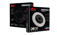 DBA 08-09 Charger / Magnum / Challenger SRT8 w/ Brembo Front Drilled & Slotted 4000 Series Rotor