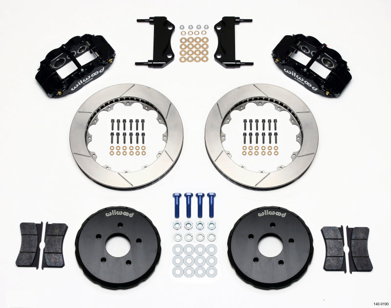 Wilwood Narrow Superlite 6R Front Hat Kit 13.06in Nissan 350Z/Fiti G35 Main image