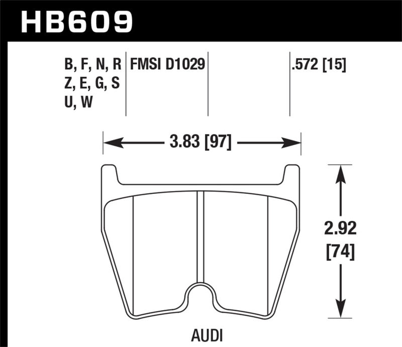 Hawk HP+ Street Brake Pads (view 2)