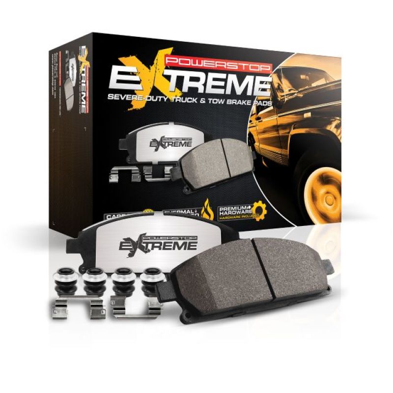 Power Stop 11-19 Dodge Durango Rear Z36 Truck & Tow Brake Pads w/Hardware (view 2)