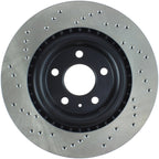 StopTech 12 Audi S4 Rear Left Drilled Rotor (view 5)