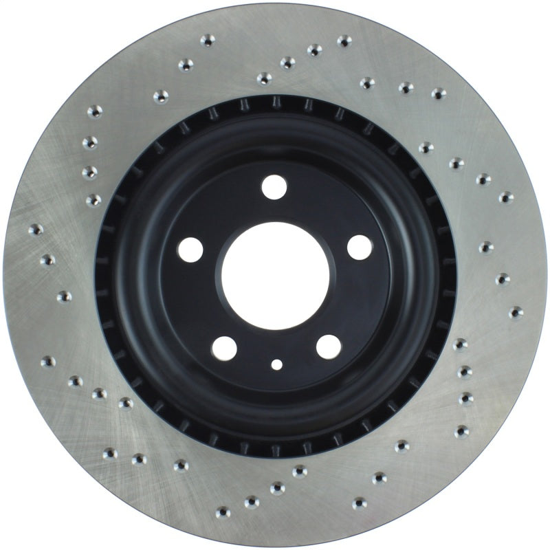 StopTech 12 Audi S4 Rear Left Drilled Rotor (view 5)