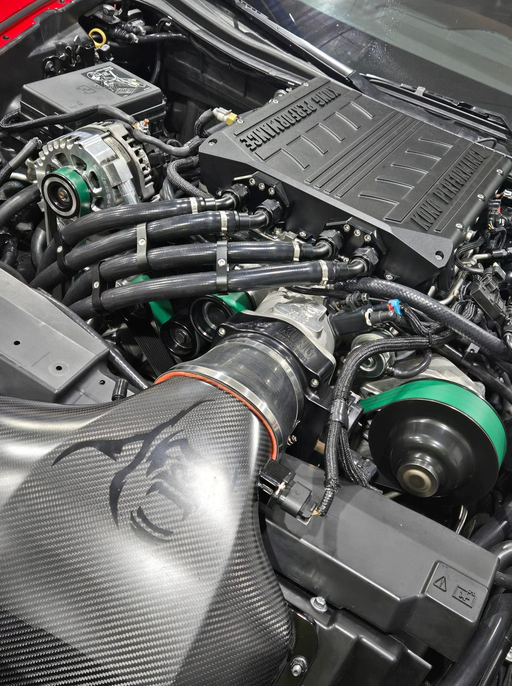 Kong Performance C6ZR1 Ram Air Intake System (Carbon)