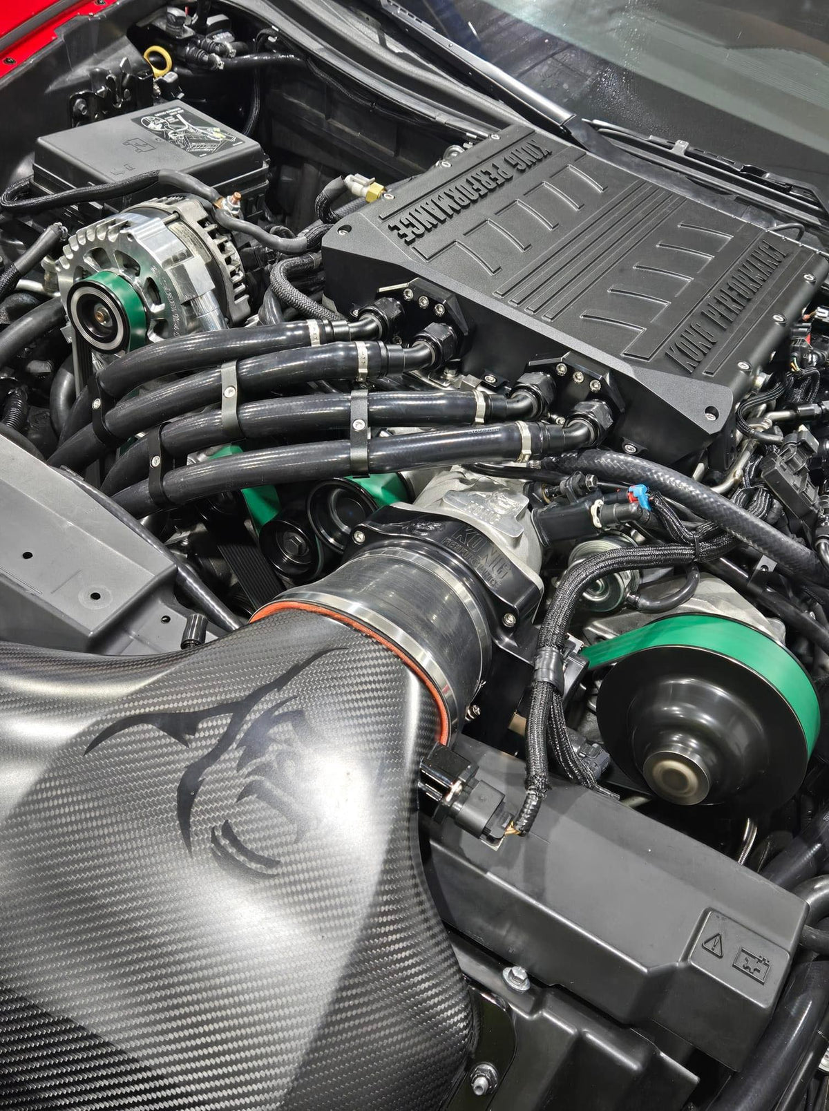 Kong Performance C6ZR1 Ram Air Intake System (Carbon)