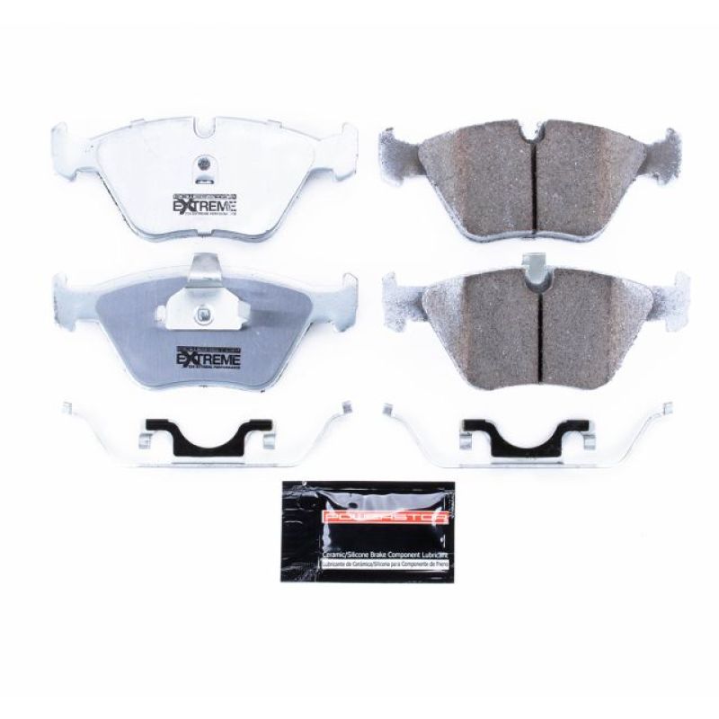 Power Stop 01-05 BMW 525i Front Z26 Extreme Street Brake Pads w/Hardware Main image