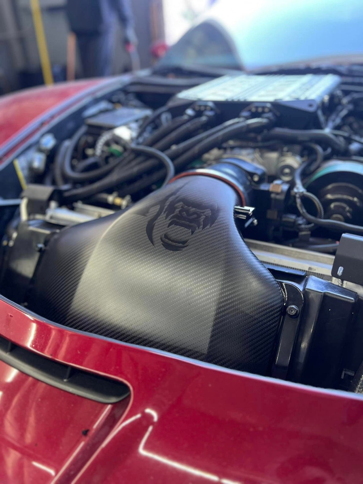 Kong Performance C6ZR1 Ram Air Intake System (Carbon)