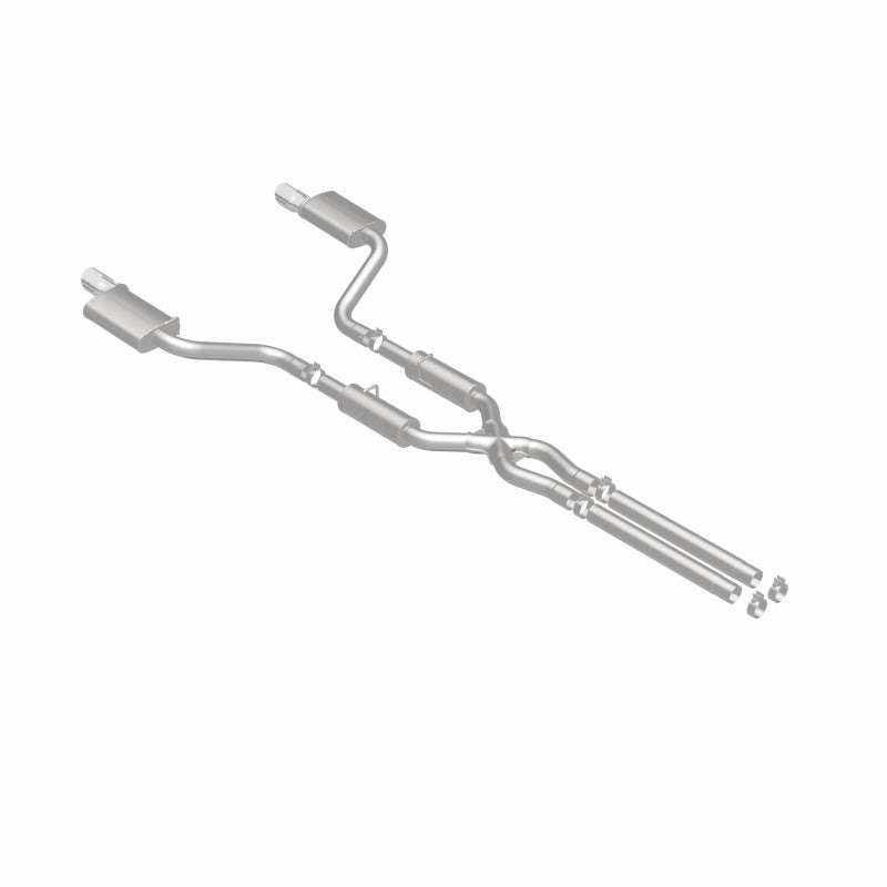 MagnaFlow 11-12 Dodge Charger SRT-8 Hemi Dual Split Rear Exit Stainless Cat-Back Performance Exhaust (view 19)