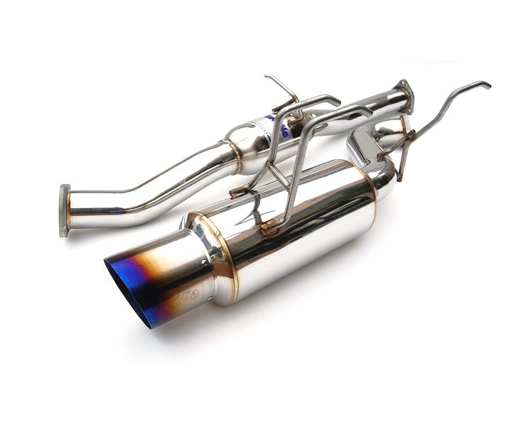 Invidia 09+ EVO 10 RACING Titanium Tip Cat-back Exhaust Main image