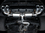AWE Tuning MK8 Volkswagen Golf R 3in Touring Edition Quad Exhaust - Chrome Silver Tips (view 3)