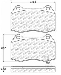 StopTech Street Select Brake Pads - Rear