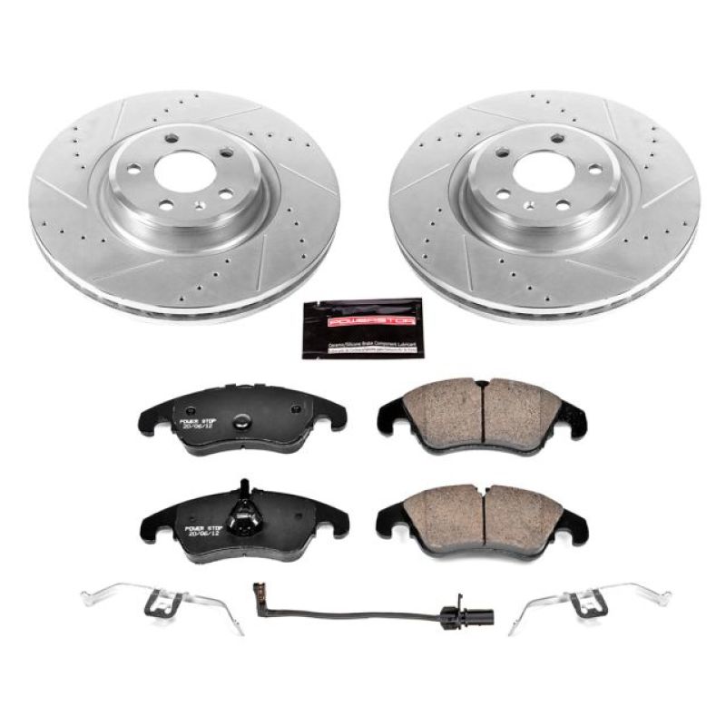 Power Stop 14-18 Audi A6 Front Z23 Evolution Sport Brake Kit Main image