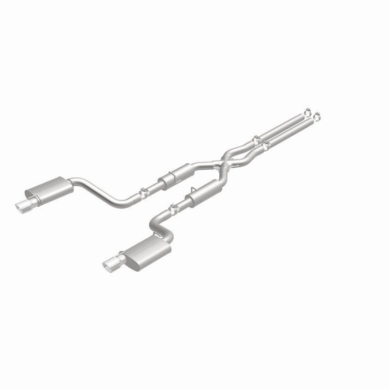 MagnaFlow 11-12 Dodge Charger SRT-8 Hemi Dual Split Rear Exit Stainless Cat-Back Performance Exhaust (view 20)