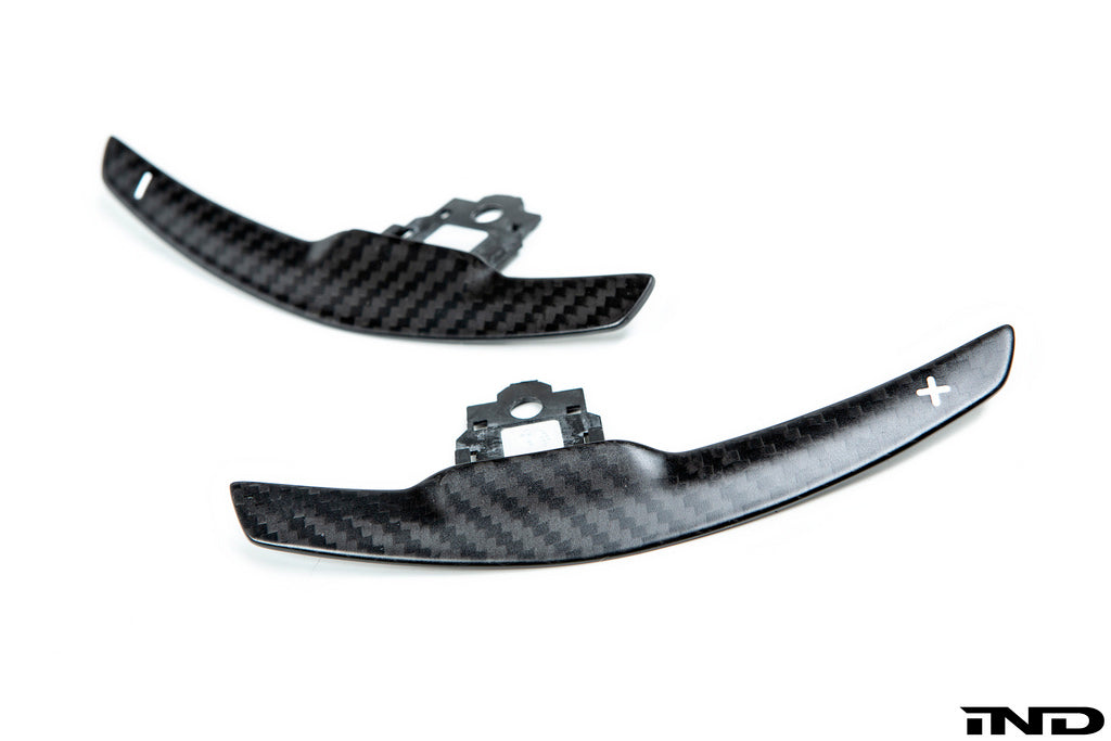 AutoTecknic F-Chassis Dry Carbon Shift Paddle Set - DCT Secondary image