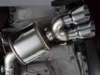 AWE Tuning 19-23 Audi C8 S6/S7 2.9T V6 AWD Touring Edition Exhaust - Chrome Silver Tips (view 4)