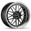 BBS LM 20x12 5x130 ET50 CB71.6 Diamond Black Wheel w/ Diamond Cut Machined Lip