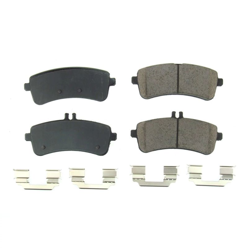 Power Stop 17-18 Mercedes-Benz AMG GT Rear Z17 Evolution Ceramic Brake Pads w/Hardware Main image