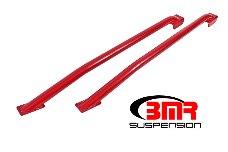BMR 79-04 Fox Mustang Hardtop Only Weld-On Boxed STD. Subframe Connectors - Red Main image
