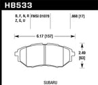 Hawk 05-08 LGT D1078 DTC-60 Race Front Brake Pads (view 2)