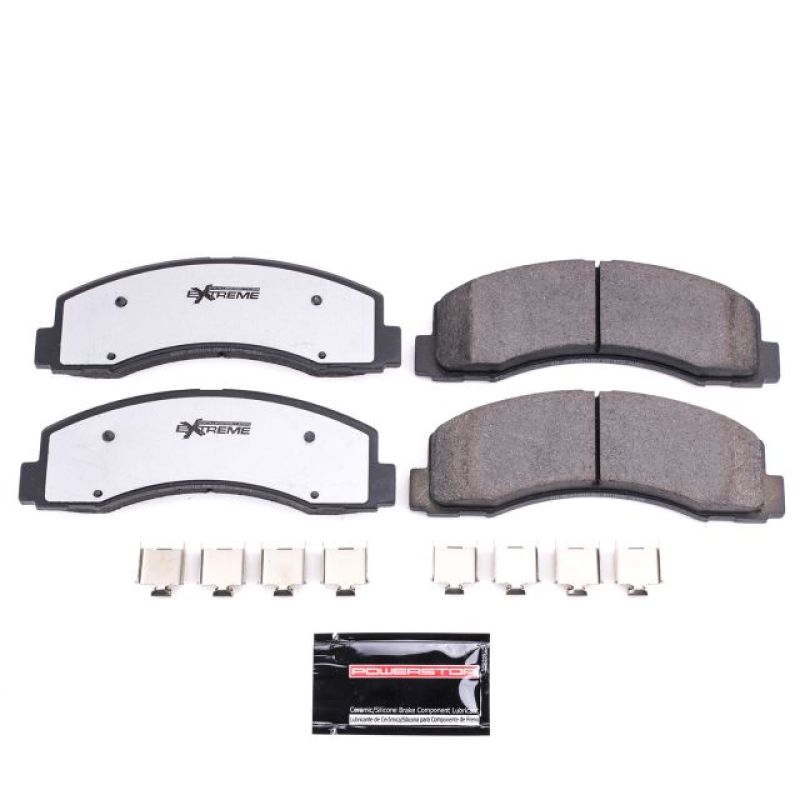Power Stop 10-19 Ford Expedition Front Z36 Truck & Tow Brake Pads w/Hardware Main image