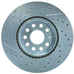 StopTech Select Sport 06-17 Volkswagen Jetta Slotted & Drilled Front Left Rotor (view 2)