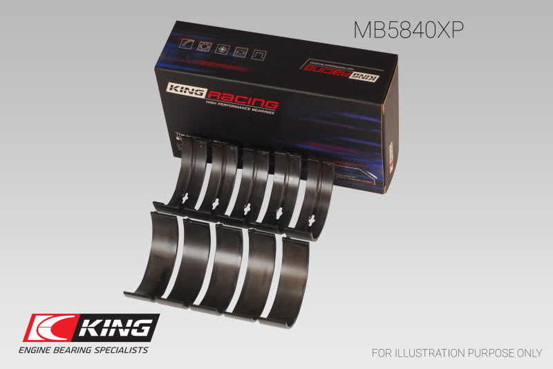 King Engine Bearings Chrysler 300 Srt8 (Size 0.26) pMaxBlack Coated Main Bearing Set (view 3)
