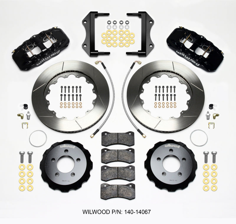 Wilwood AERO6 Front Hat Kit 14.25 2014-Up Challenger w/Lines Main image