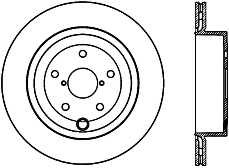 StopTech Drilled Sport Brake Rotor Main image