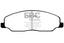 EBC 05-10 Ford Mustang 4.0 Bluestuff Front Brake Pads