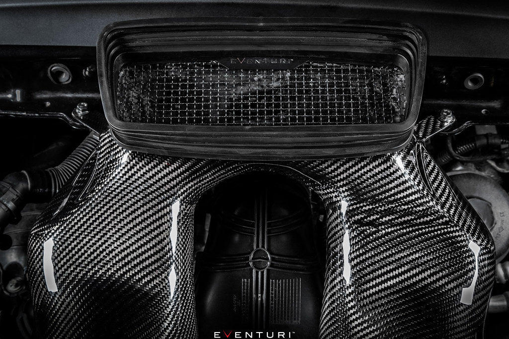 Eventuri Porsche 991.1 / 991.2 Turbo / Turbo S Black Carbon Intake System