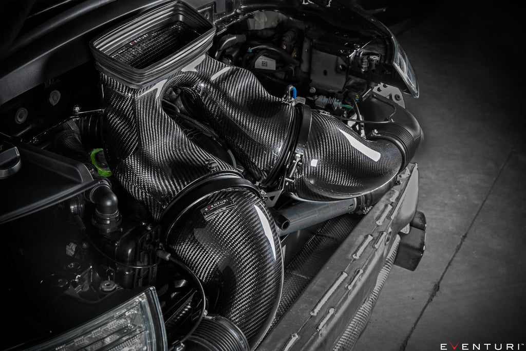 Eventuri Porsche 991.1 / 991.2 Turbo / Turbo S Black Carbon Intake System