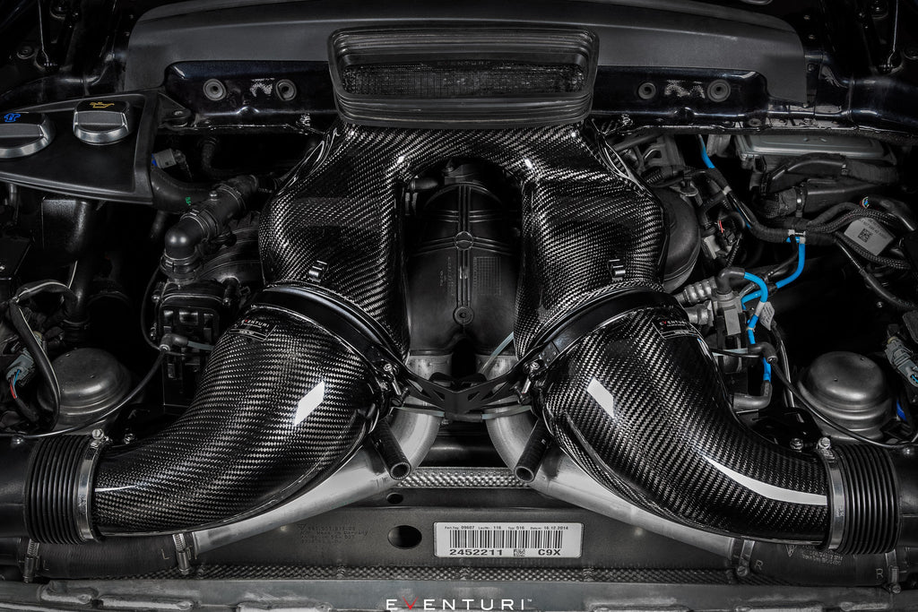 Eventuri Porsche 991.1 / 991.2 Turbo / Turbo S Black Carbon Intake System