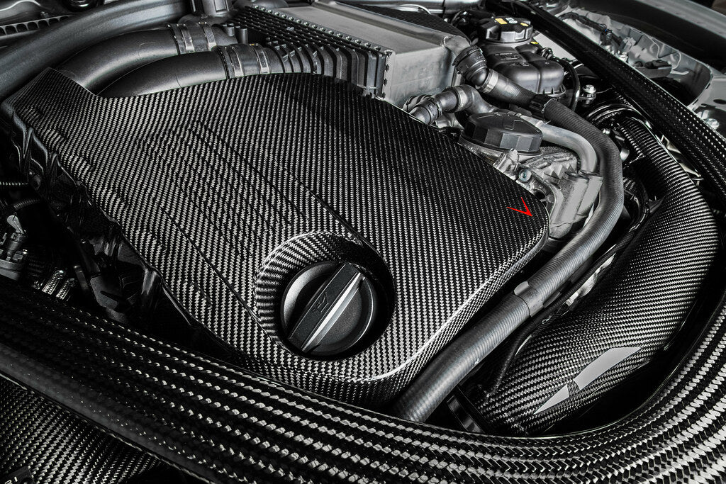 Eventuri BMW F8X M3 / M4 / M2 S55 Black Carbon Engine Cover