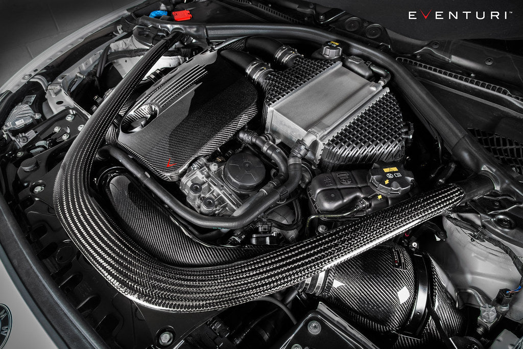 Eventuri BMW F8X M3 / M4 / M2 S55 Black Carbon Engine Cover