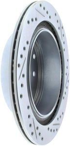 StopTech Select Sport Nissan Slotted and Drilled Right Rear Rotor (view 3)