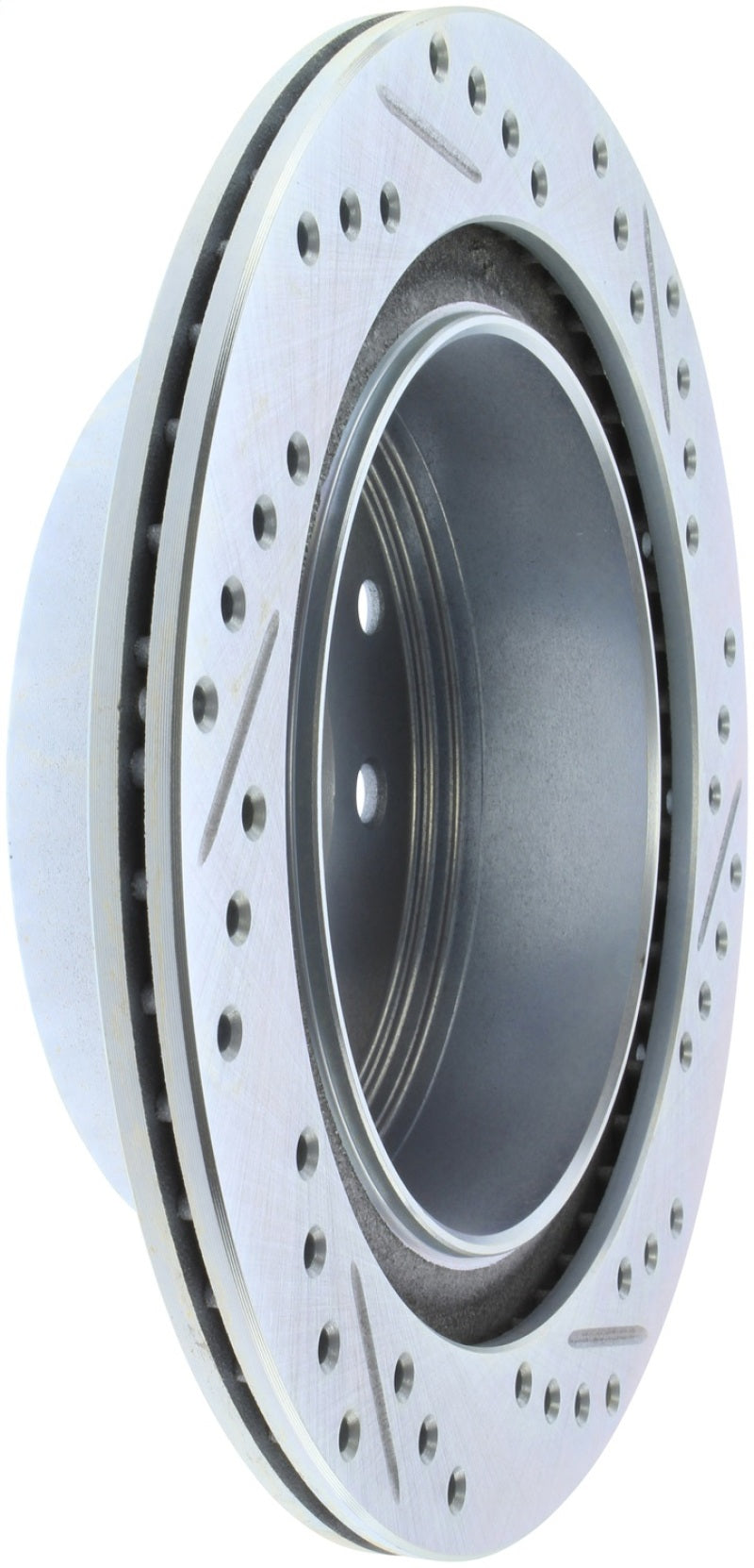 StopTech Select Sport Nissan Slotted and Drilled Right Rear Rotor (view 3)