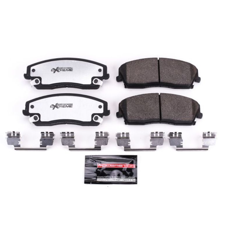 Power Stop 05-19 Chrysler 300 Front Z26 Extreme Street Brake Pads w/Hardware Main image