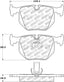 StopTech Street Select Brake Pads - Front