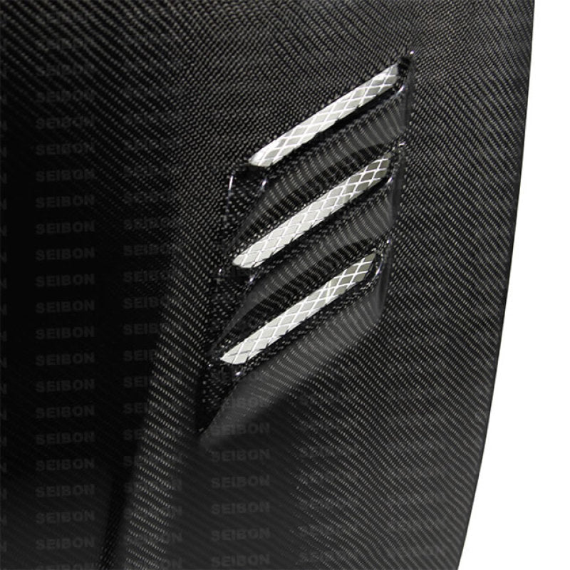 Seibon 09-12 Nissan 370z/Fairlady Z (Z34) BD-style Carbon Fiber Hood Main image